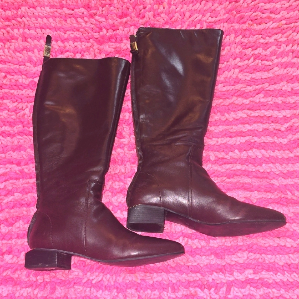 See‎ By Chloe Dark Brown Leather Heeled Boots